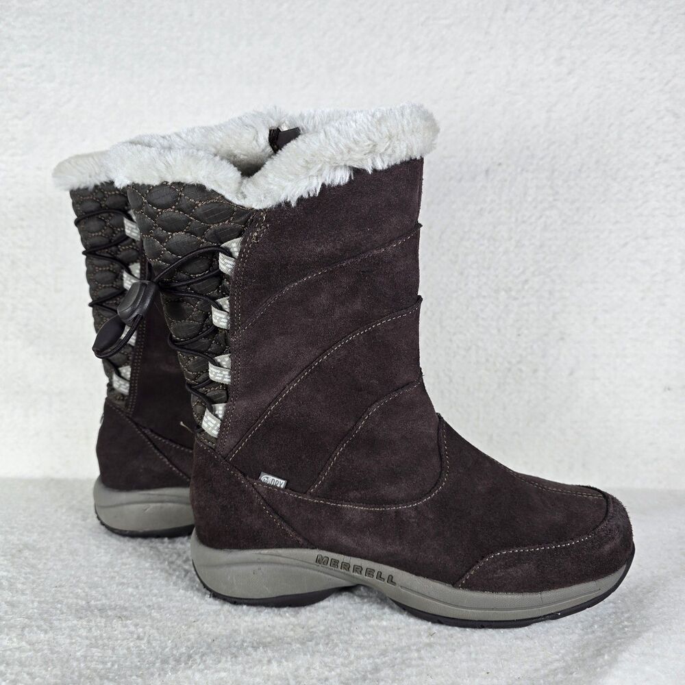 Womens MERRELL Jovilee Alp WATERPROOF Brown Boots Shoes 7.5